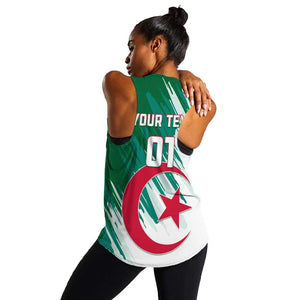 Support Les Fennecs - Algeria Football Women Racerback Tank