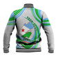 Custom Djibouti Independence Day Baseball Jacket - June 27, Jabuuti Emblem with Islamic Pattern LT01