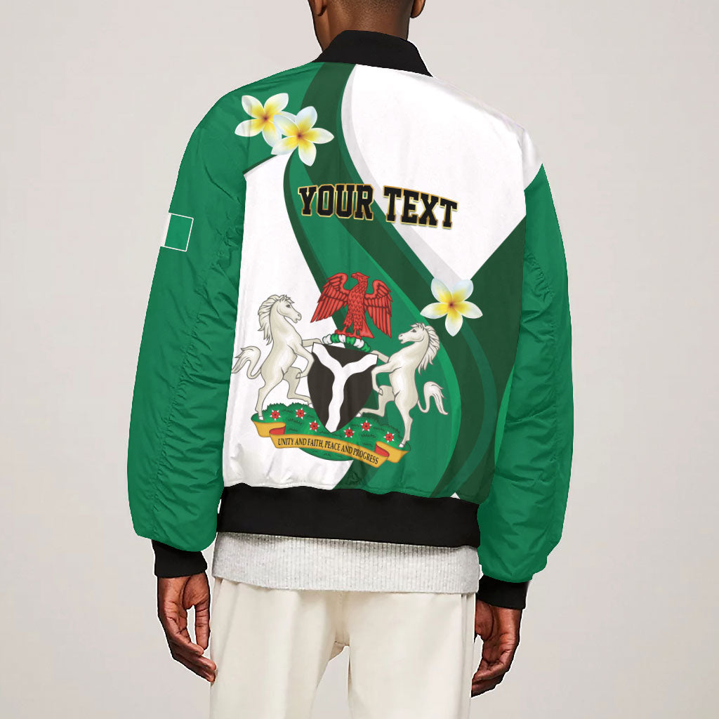Personalised Nigeria Independence Day Bomber Jacket Proud Nigerian