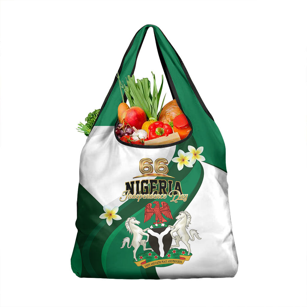 Nigeria Independence Day Grocery Bag Proud Nigerian