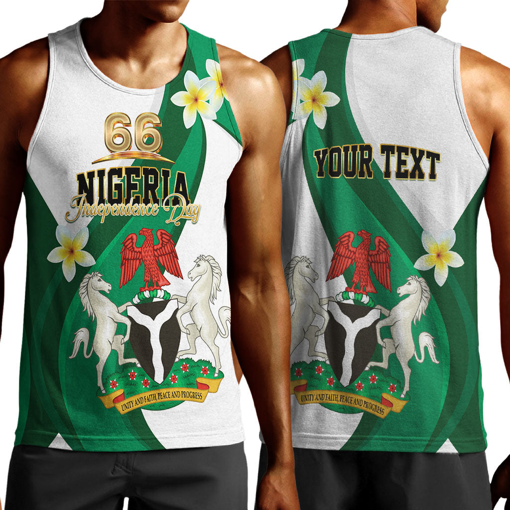 Personalised Nigeria Independence Day Men Tank Top Proud Nigerian