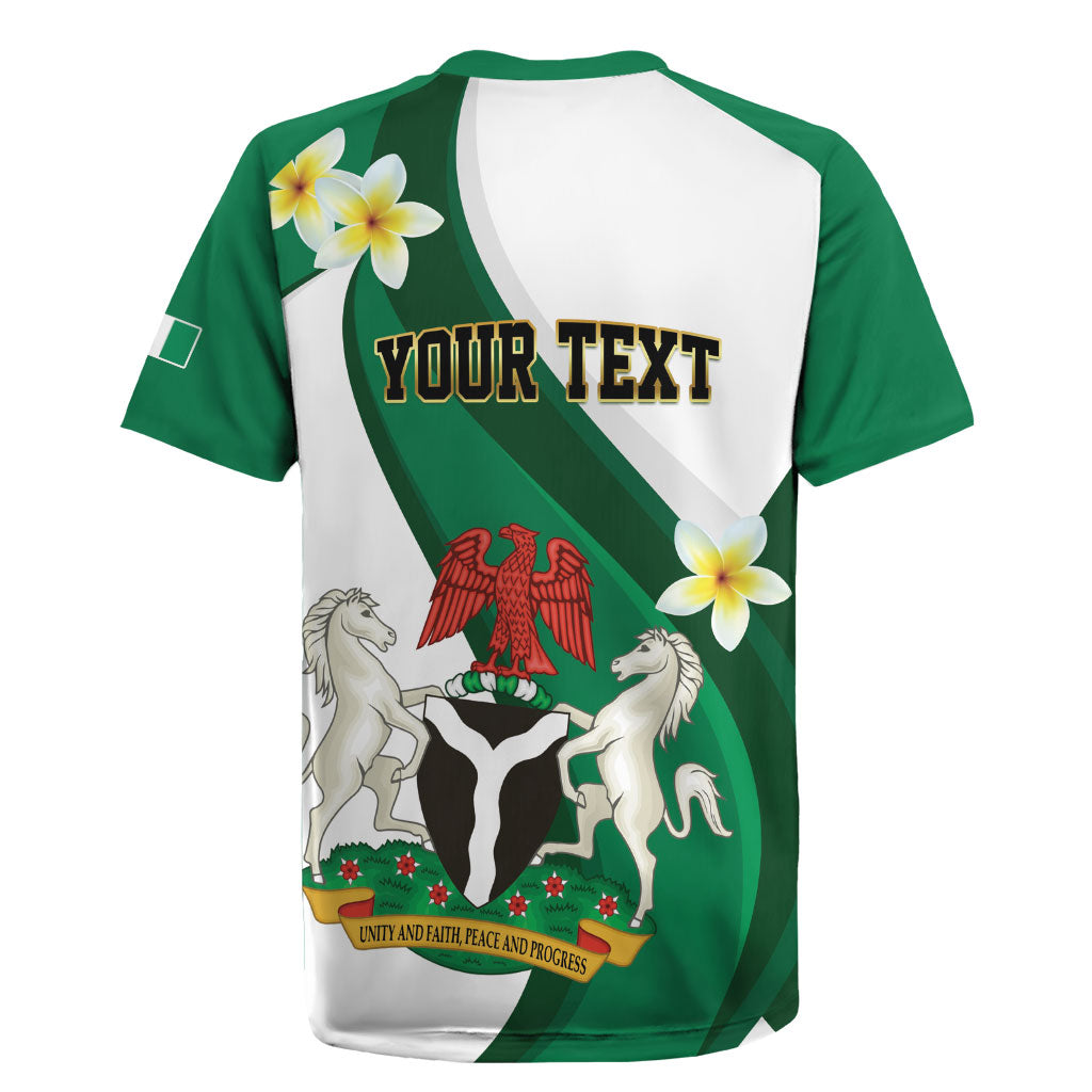 Personalised Nigeria Independence Day Rugby Jersey Proud Nigerian