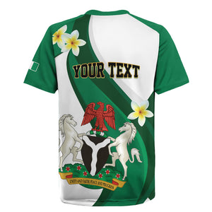 Personalised Nigeria Independence Day Rugby Jersey Proud Nigerian