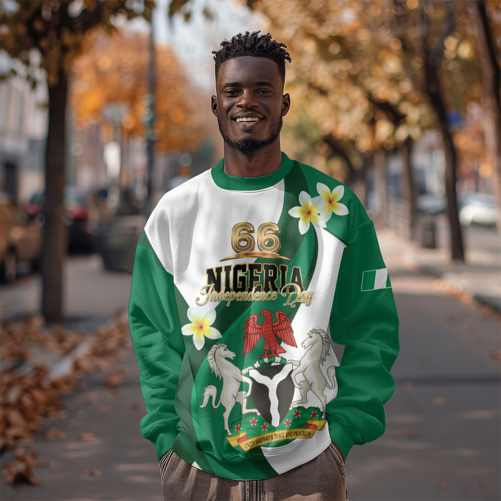 Personalised Nigeria Independence Day Sweatshirt Proud Nigerian