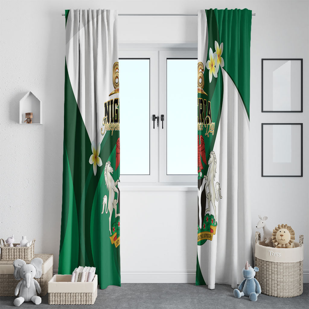Nigeria Independence Day Window Curtain Proud Nigerian