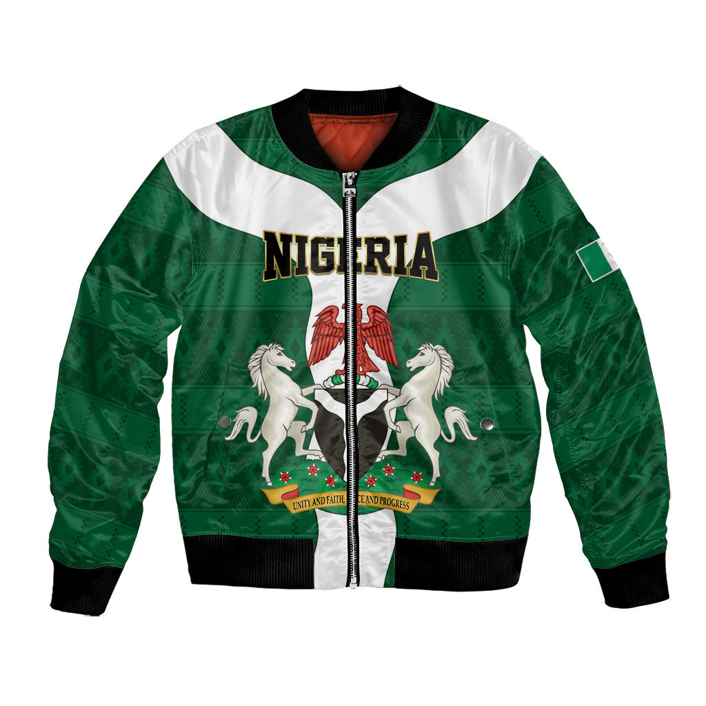 Personalised Nigeria Bomber Jacket Naija In My Heart