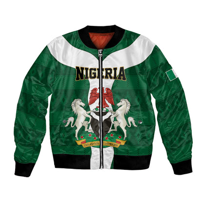 Personalised Nigeria Bomber Jacket Naija In My Heart