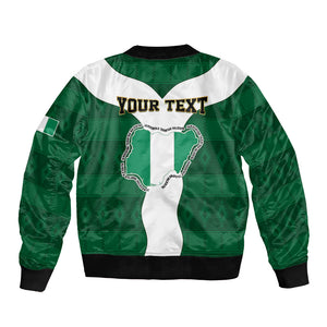 Personalised Nigeria Bomber Jacket Naija In My Heart