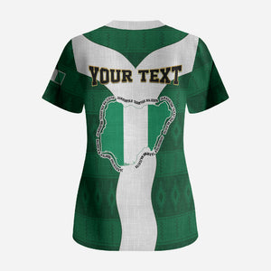 Personalised Nigeria Scrub Top Naija In My Heart