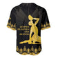 Haiti Neg Marron Baseball Jersey Lespwa pa anyen san aksyon - Gold