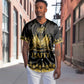 Haiti Neg Marron Baseball Jersey Lespwa pa anyen san aksyon - Gold