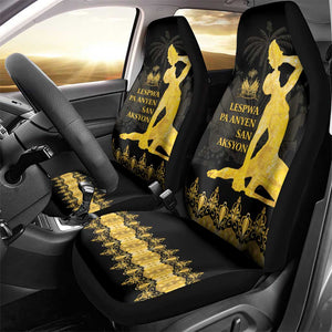 Haiti Neg Marron Car Seat Cover Lespwa pa anyen san aksyon - Gold