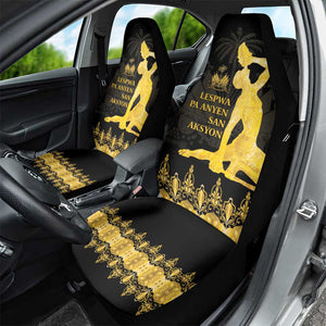 Haiti Neg Marron Car Seat Cover Lespwa pa anyen san aksyon - Gold