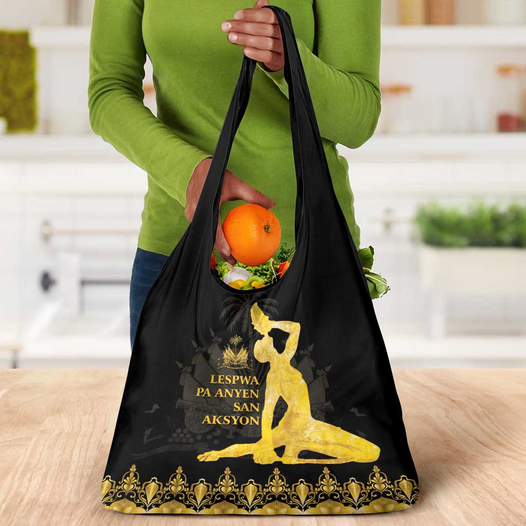 Haiti Neg Marron Grocery Bag Lespwa pa anyen san aksyon - Gold