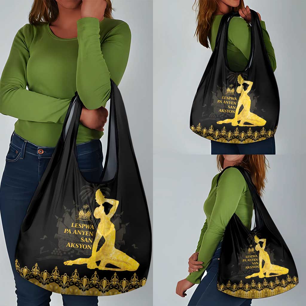 Haiti Neg Marron Grocery Bag Lespwa pa anyen san aksyon - Gold