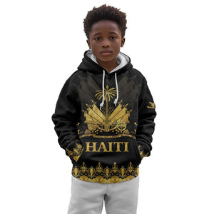 Haiti Neg Marron Kid Hoodie Lespwa pa anyen san aksyon - Gold