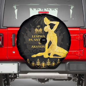 Haiti Neg Marron Spare Tire Cover Lespwa pa anyen san aksyon - Gold