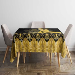 Haiti Neg Marron Tablecloth Lespwa pa anyen san aksyon - Gold