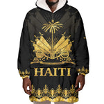 Haiti Neg Marron Wearable Blanket Hoodie Lespwa pa anyen san aksyon - Gold