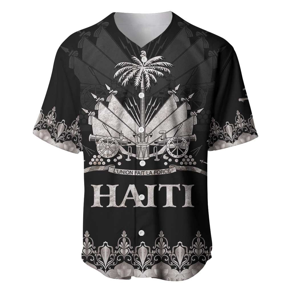 Haiti Neg Marron Baseball Jersey Hope is Nothing Without Action - Silver