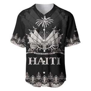 Haiti Neg Marron Baseball Jersey Hope is Nothing Without Action - Silver