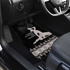 Haiti Neg Marron Car Mats Hope is Nothing Without Action - Silver