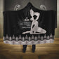 Haiti Neg Marron Hooded Blanket Hope is Nothing Without Action - Silver