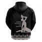 Haiti Neg Marron Hoodie Hope is Nothing Without Action - Silver