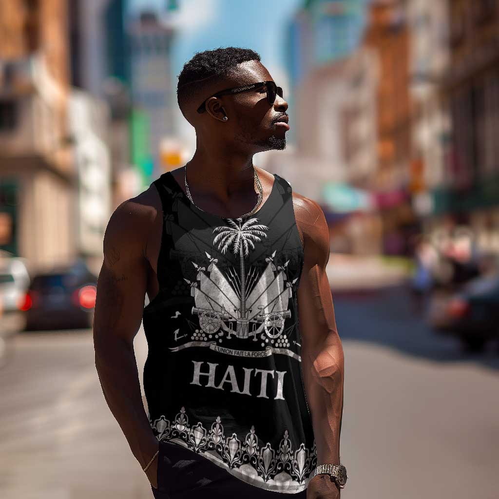 Haiti Neg Marron Men Tank Top Hope is Nothing Without Action - Silver