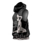 Haiti Neg Marron Sleeveless Hoodie Hope is Nothing Without Action - Silver - African Pride