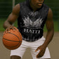 Haiti Neg Marron Sleeveless Zip Hoodie Hope is Nothing Without Action - Silver - African Pride