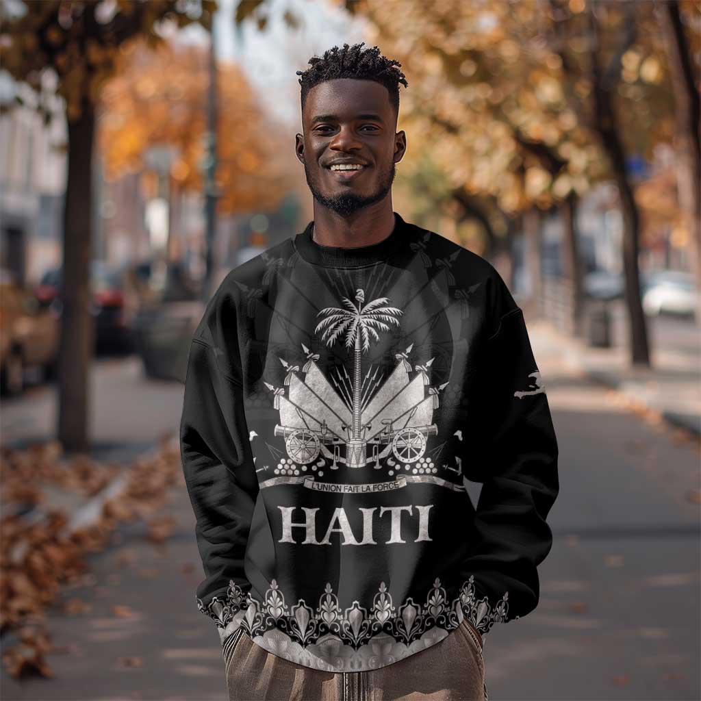 Haiti Neg Marron Sweatshirt Hope is Nothing Without Action - Silver