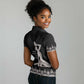 Haiti Neg Marron Women Polo Shirt Hope is Nothing Without Action - Silver