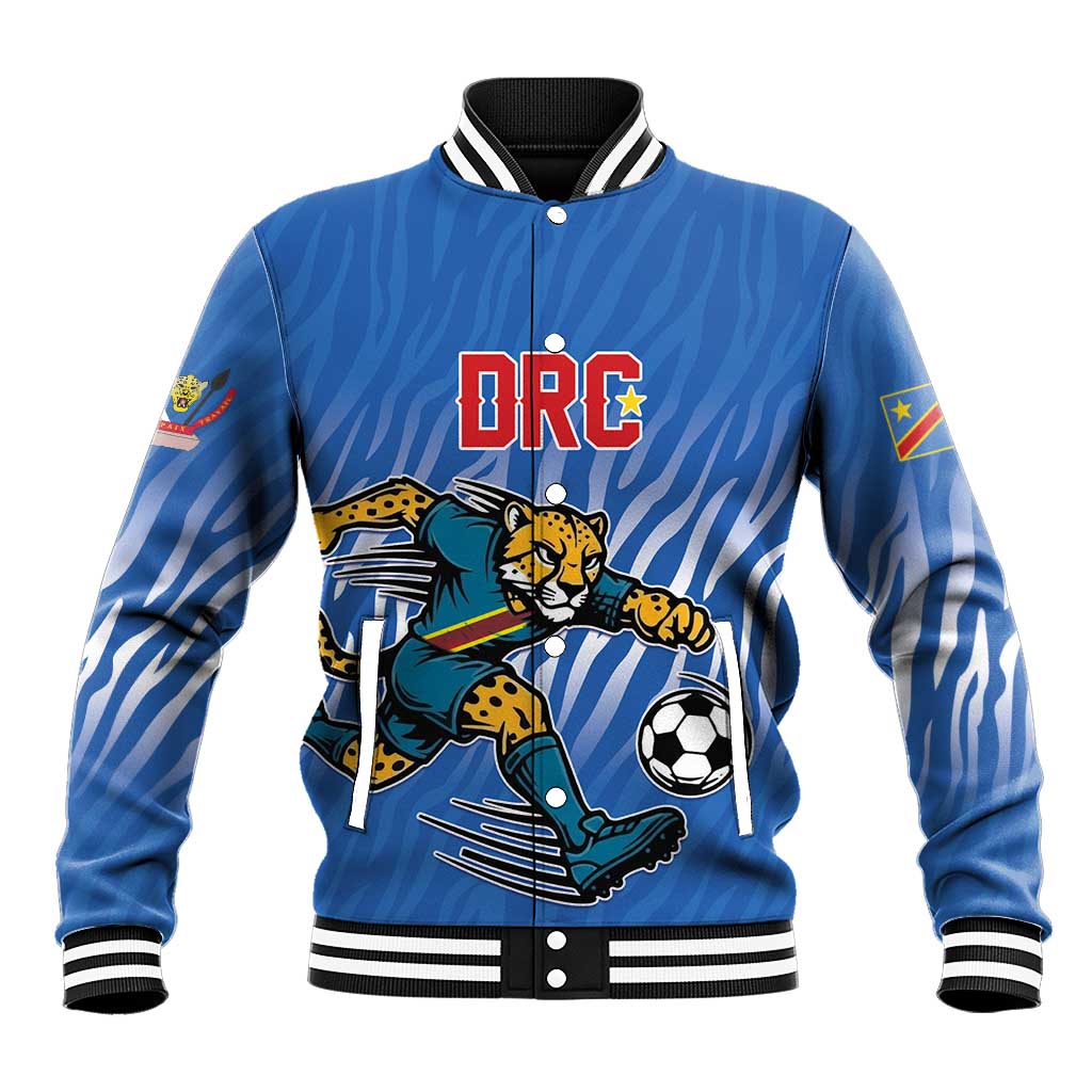 Custom Football 2026 DR Congo Leopards Baseball Jacket Warriors of the Equator