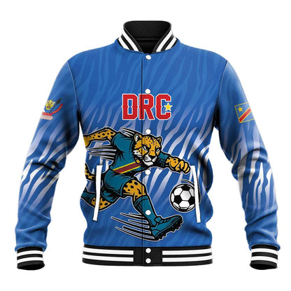 Custom Football 2026 DR Congo Leopards Baseball Jacket Warriors of the Equator