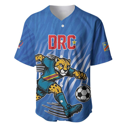 Custom Football 2026 DR Congo Leopards Baseball Jersey Warriors of the Equator