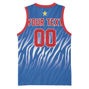 Custom Football 2026 DR Congo Leopards Basketball Jersey Warriors of the Equator