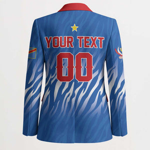 Custom Football 2026 DR Congo Leopards Blazer Warriors of the Equator