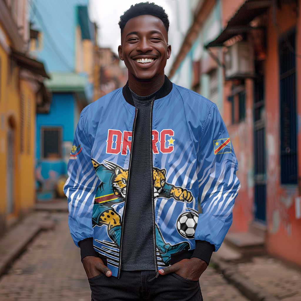 Custom Football 2026 DR Congo Leopards Bomber Jacket Warriors of the Equator