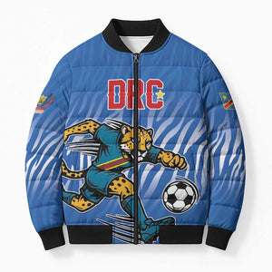 Custom Football 2026 DR Congo Leopards Bomber Puffer Jacket Warriors of the Equator