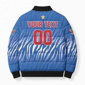 Custom Football 2026 DR Congo Leopards Bomber Puffer Jacket Warriors of the Equator