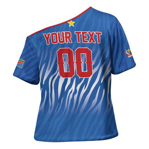 Custom Football 2026 DR Congo Leopards Cross Shoulder Shirt Warriors of the Equator