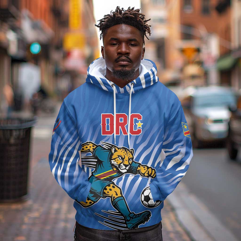 Custom Football 2026 DR Congo Leopards Hoodie Warriors of the Equator