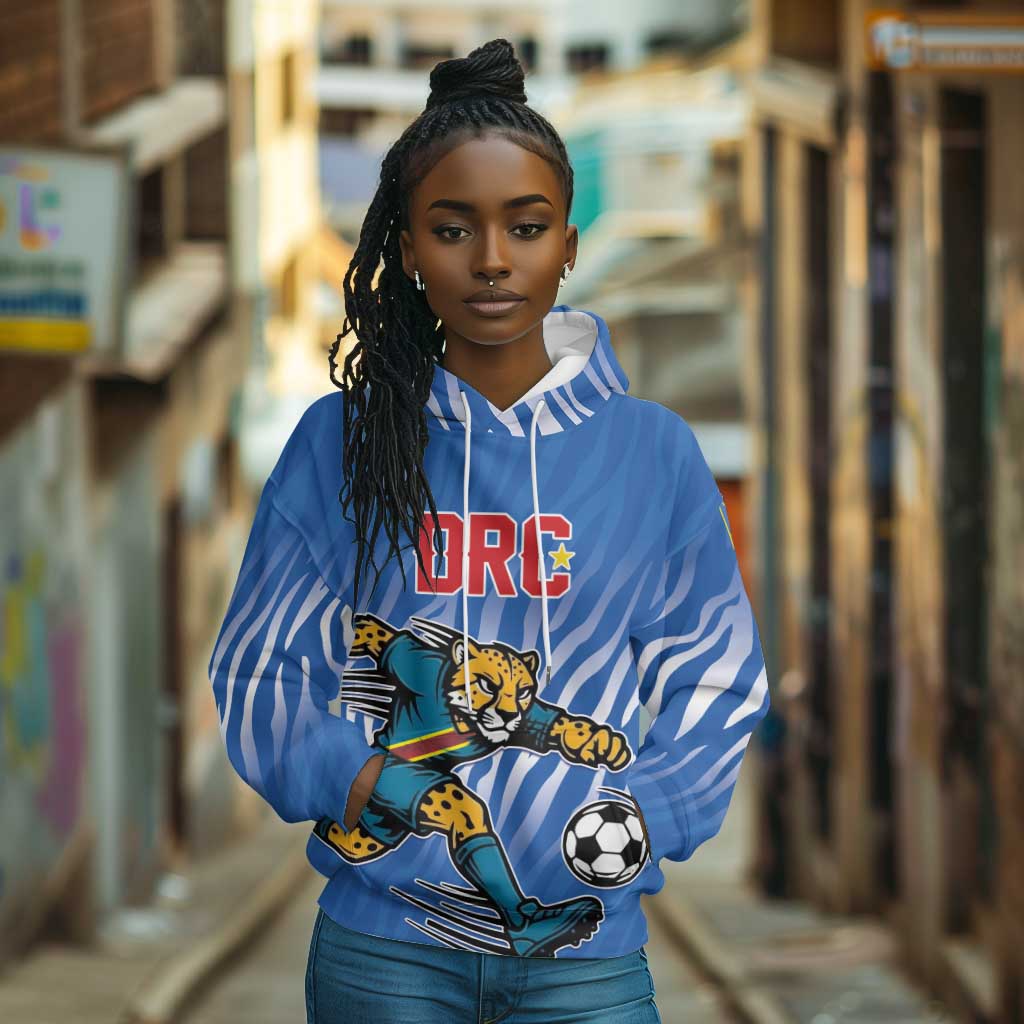 Custom Football 2026 DR Congo Leopards Hoodie Warriors of the Equator