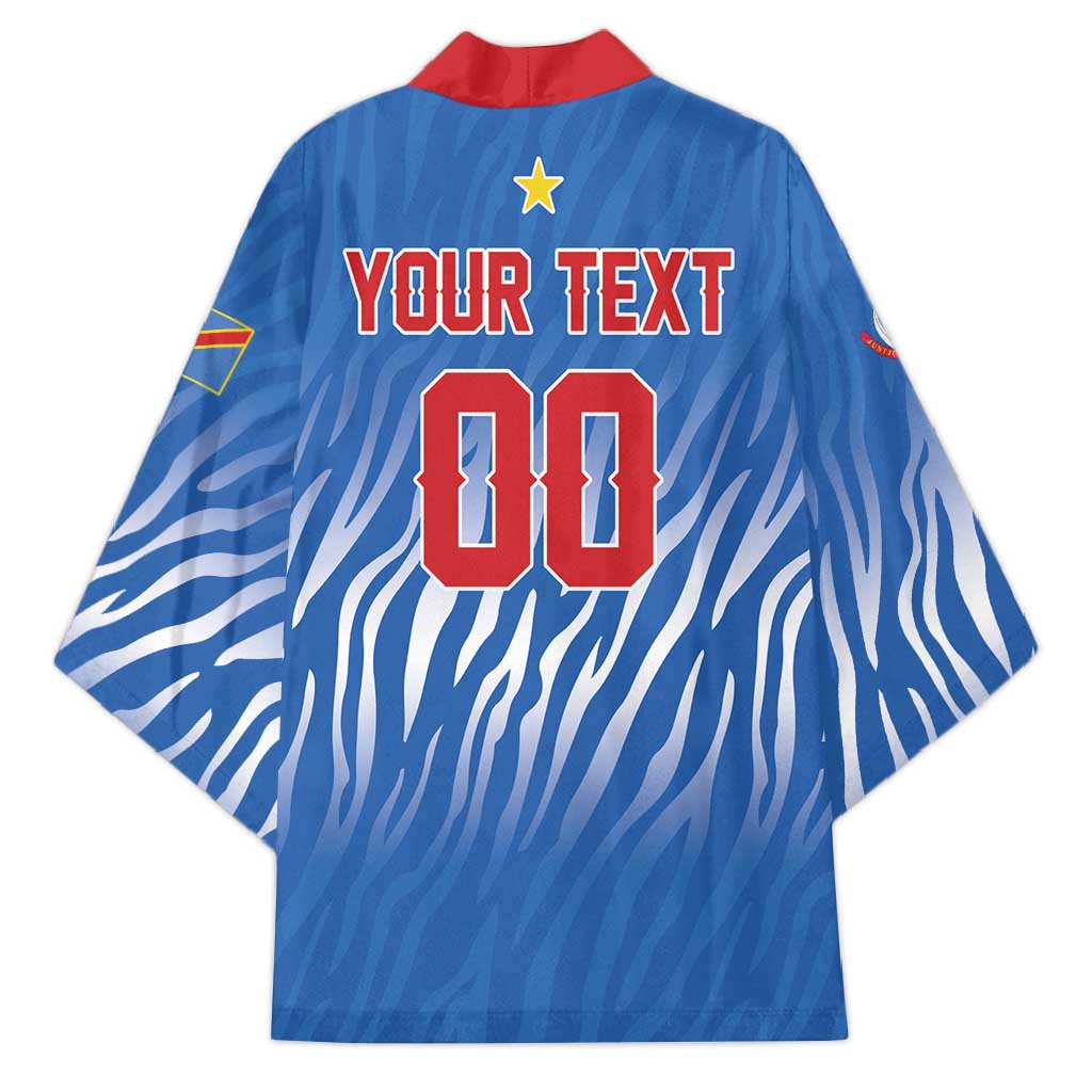 Custom Football 2026 DR Congo Leopards Kimono Warriors of the Equator