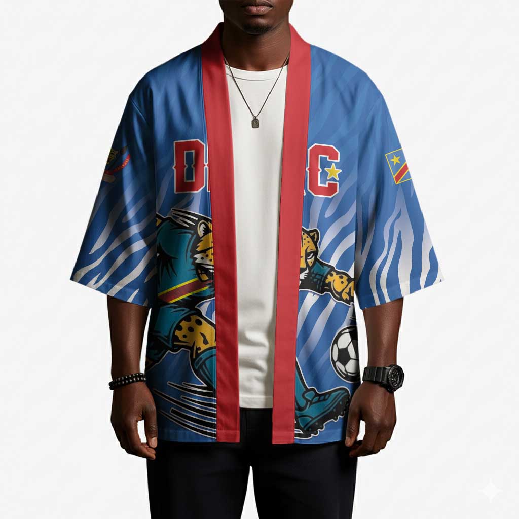 Custom Football 2026 DR Congo Leopards Kimono Warriors of the Equator