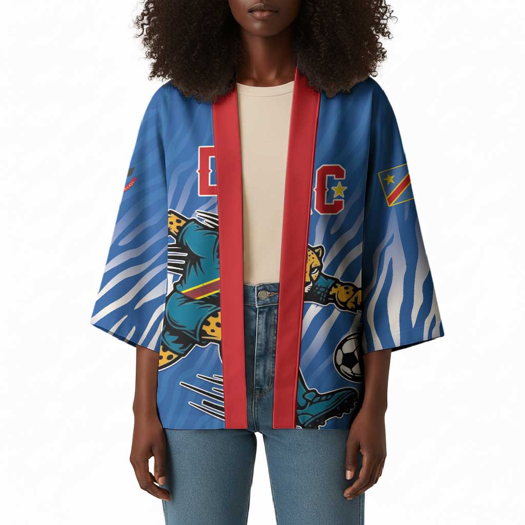 Custom Football 2026 DR Congo Leopards Kimono Warriors of the Equator