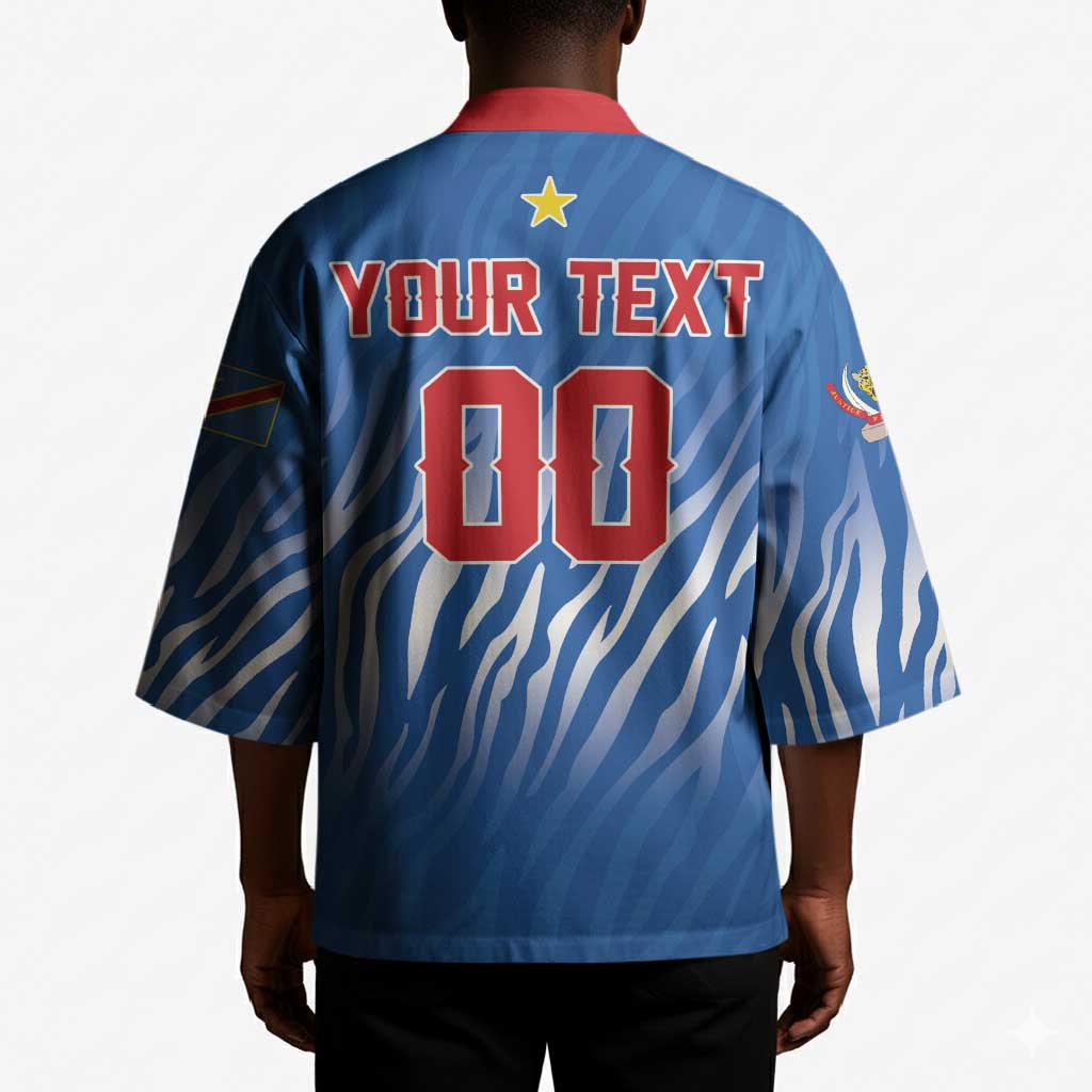 Custom Football 2026 DR Congo Leopards Kimono Warriors of the Equator