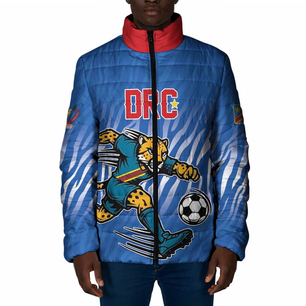 Custom Football 2026 DR Congo Leopards Padded Jacket Warriors of the Equator