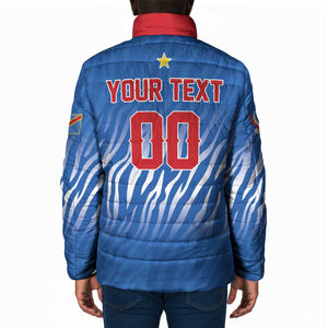 Custom Football 2026 DR Congo Leopards Padded Jacket Warriors of the Equator